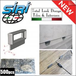 Siri 1.2mm Re-Usable Tile Spacers for Floor and Walls 500 Pack- New Model