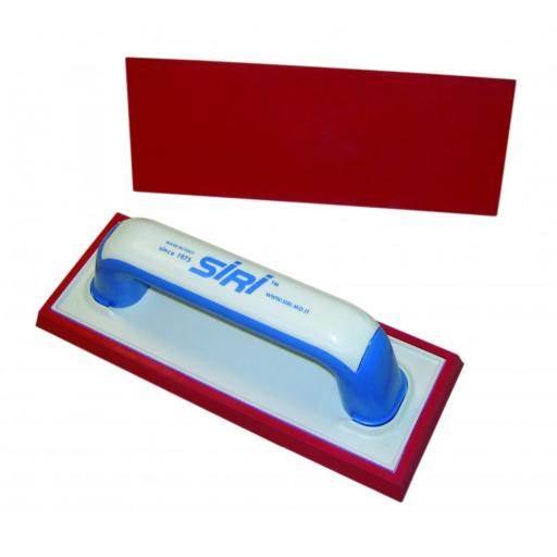 Siri Italy Heavy Duty Professional Grout Float Squeegee With Replaceable Pad