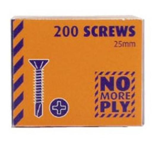 No More Ply Torx Screws Box Of 200 - 25mm