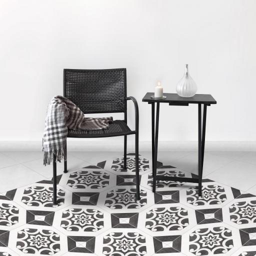 SALE!! Decor Black & White Designer Retro Italian Porcelain Wall & Floor Tiles