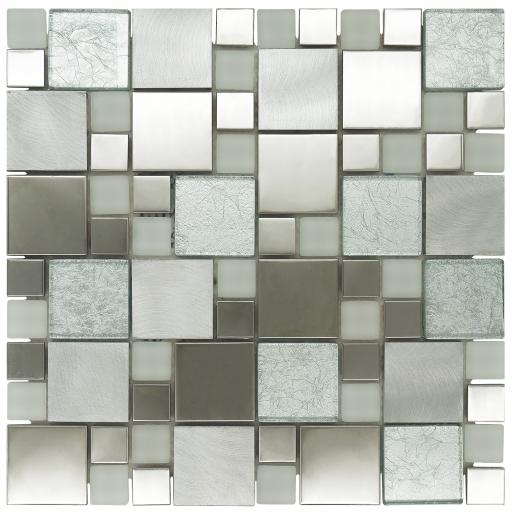 Mosaic Tiles Sheet Onyx White 30 cm X 30 cm