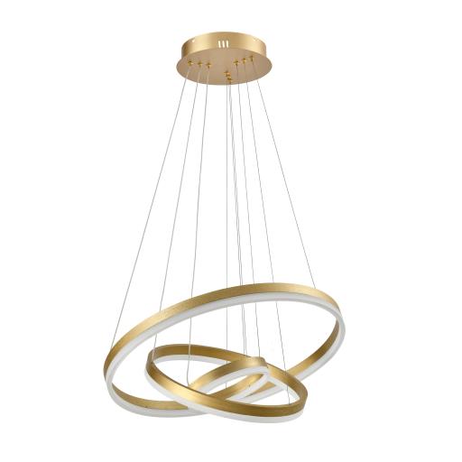 Modern LED 3 Lamp Gold Ceiling Lights Pendant Chandelier